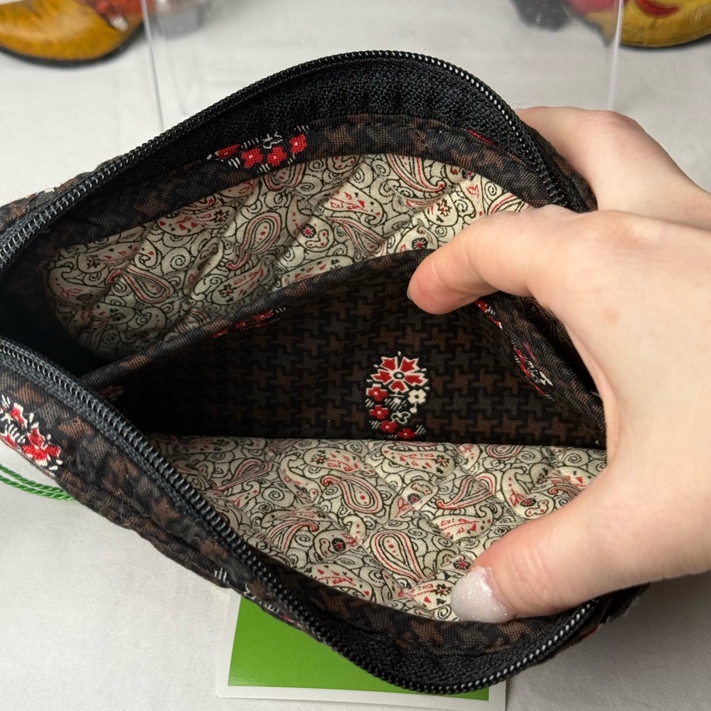 NWT Vera Bradley Houndstooth Brown Wristlet Wallet Retired LAST ONE! - Picture 7 of 7